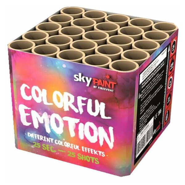 Fireevent Colorful Emotion 25-Schuss-Feuerwerk-Batterie
