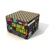 Fireevent Colorful Stars 64-Schuss-Feuerwerk-Batterie