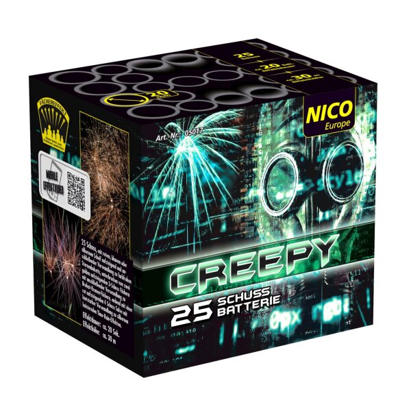 Nico Europe Creepy 25-Schuss-Feuerwerk-Batterie