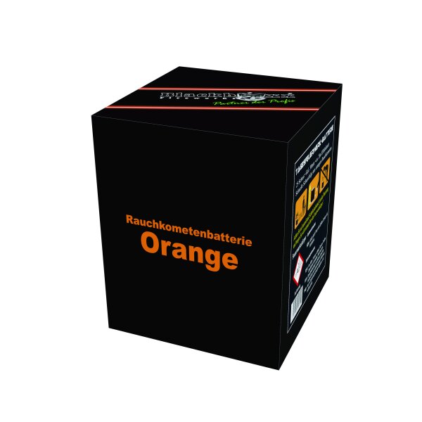 Blackboxx Rauchkometen Orange 25-Schuss-Rauchkoemeten-Batterie
