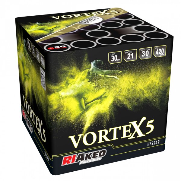 Riakeo Vortex 5 21-Schuss-Feuerwerk-Batterie (NUR ABHOLUNG)