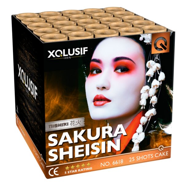 Lesli Sakura Sheisin 25-Schuss-Feuerwerk-Batterie