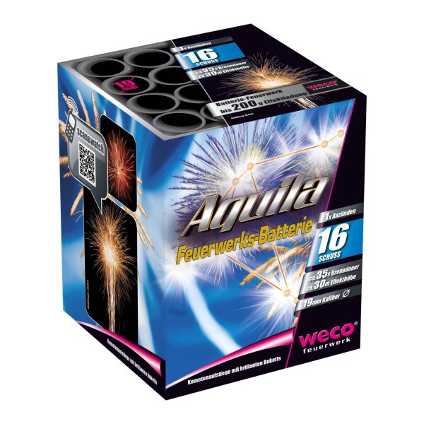 Weco Aquila 16-Schuss-Feuerwerk-Batterie