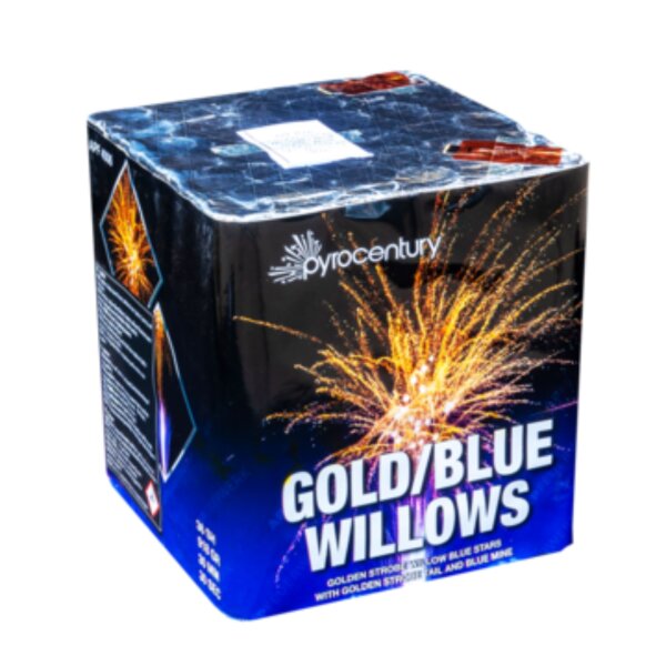 Pyrocentury Golden Blue Willows 36-Schuss-Feuerwerk-Batterie (NUR ABHOLUNG)